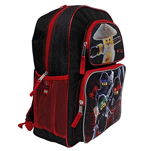 Lego The Ninjago Movie Medium 14 Boys Black Backpack Walmart