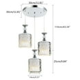 thumbnail image 3 of Ceiling Lamp, 3-Light Ceiling Light, Great for a Bedroom, Dining Room, Living Room, Corridor, Staircase, Loft, Cafe, Craft Room, Bar, Restaurant, Club, and More, 3 of 11