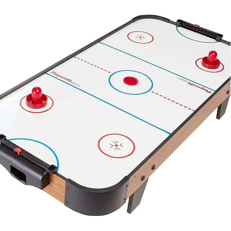 Kids Freestanding Air Hockey Paddle Pushers Pucks Toy Family Game Xmas Gift  Fun