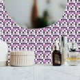 thumbnail image 3 of GQDIN 10 Sheets 3.94"x3.94" Purple 3D Mosaic Vinyl Backsplash Tiles, Self-Adhesive Peel and Stick Subway Tile Stickers Stick on Wall Tiles for Kitchen Bathroom Decor, 3 of 3