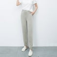 thumbnail image 2 of FAIWAD Women's Soft Comfy Lounge Jogger Pants Drawstring High Waist Cinched Bottom Sweatpant, 2 of 6