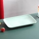 thumbnail image 4 of Platos rectangulares de plástico | Bandeja de snacks de gran capacidad, bandeja de fruta, barbacoa y plato de salchicha Hot Pot | Duradero, fácil de limpiar, versátil 24,5x14,5 cm, 4 of 6