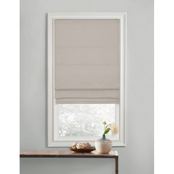 Luxurious Neutral Premium Room Darkening/Blackout Cordless Roman Shade