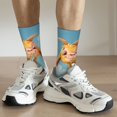 thumbnail image 6 of Cauagu Happy Goat In Meadow Print Crew Socks for Women and Men,Adult Athletic Running Socks 1-Pair Sports Socks Work Gear Socks with Moisture Wicking, 6 of 6