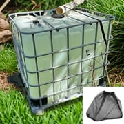 OPTUTUS Outdoor IBC Cover，Water Tank Cover with Filter, Waterproof IBC Cover Suitable For Rainwater Collection System
