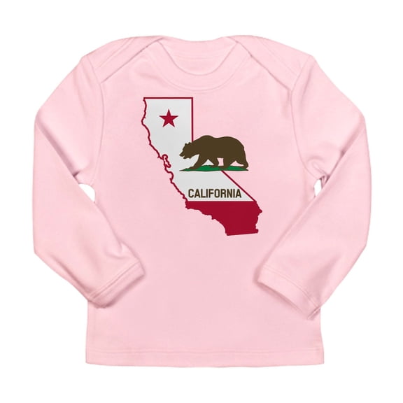 CafePress - CALI STATE W BEAR Long Sleeve T Shirt - Long Sleeve Infant T-Shirt