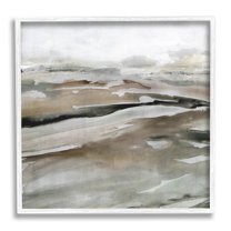 Stupell Industries Abstract Muted Landscape Scene Painting White Framed Art Print Wall Art, Design by Carol Robinson