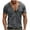 mens shirts-Dark Gray, variant on Mens Shirts Men Tops T Shirts for Man Fashion Men Casual Button Solid Color Short Sleeve-Neck Blouses Shirts Gray L