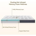 TERISTE 8 inch Twin XL Mattress, Gel Memory Foam Pillowtop for Kids and