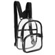 thumbnail image 1 of Mini mochila transparente, mochila para deportes al aire librenegro, 1 of 1