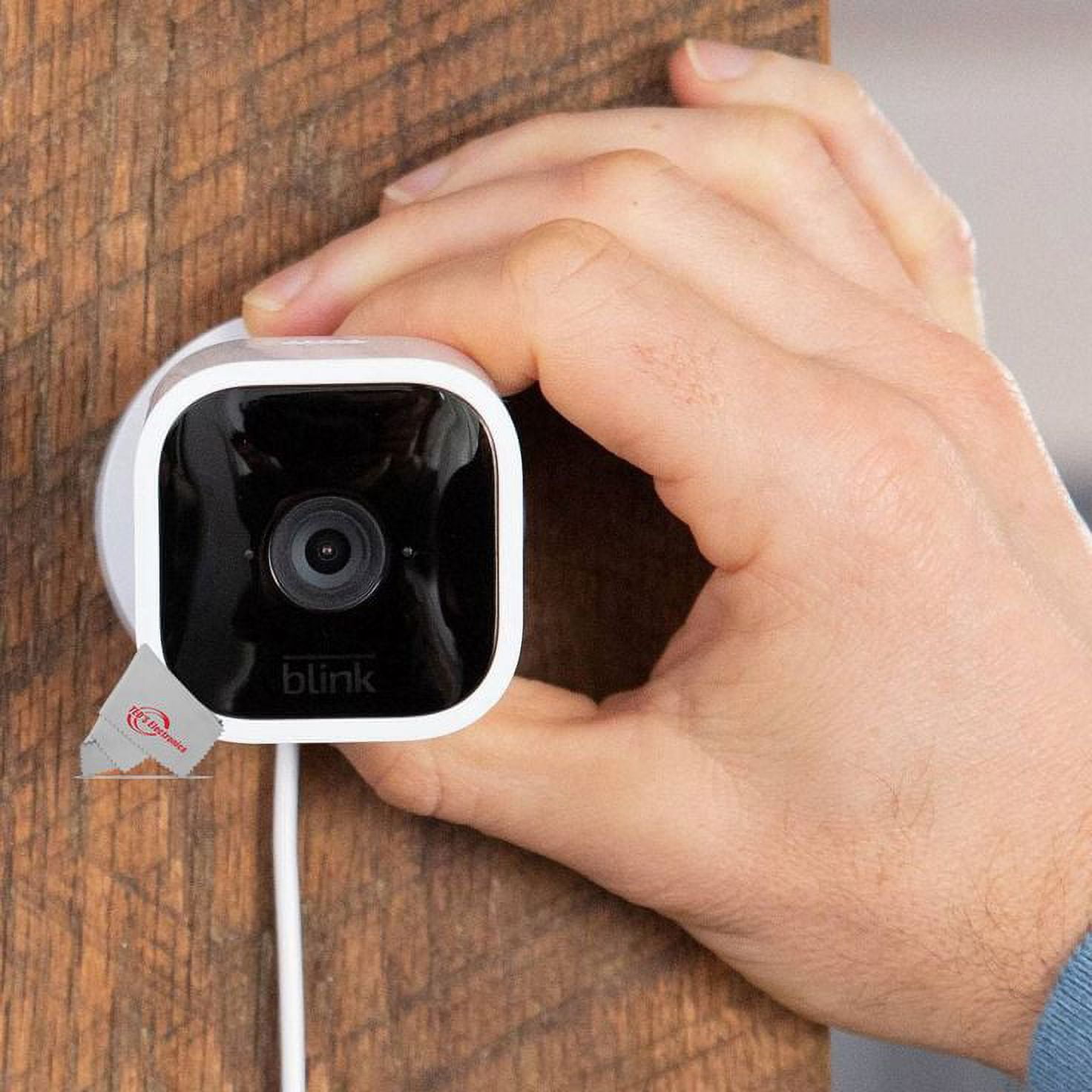 Blink Mini Compact indoor plug-in smart security camera, 1080p HD