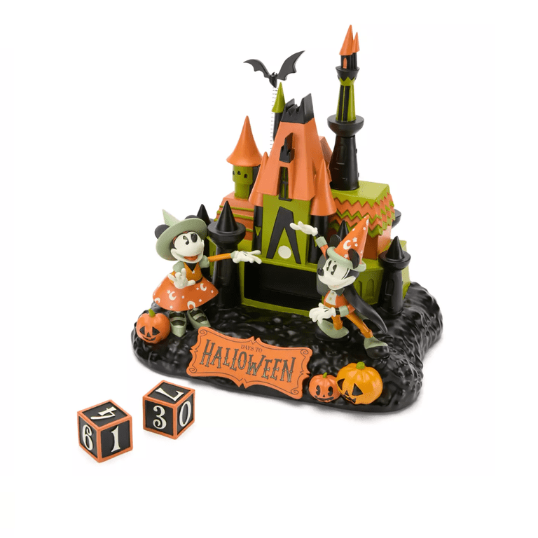 Disney Parks Mickey and Minnie Castle Halloween Countdown Calendar