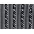 thumbnail image 2 of Zelouf Yoanna Retro Floral Stripe Lace  , Sewing, DIY, Crafts Fabric by the Yard, 999 Black, 5 Yard, 2 of 2