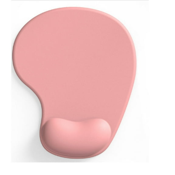 CCOCC Mouse Pad with Wrist Support,Memory Foam Comfort Desk Pad,Sleek and Stylish Design Mouse Pad,Pink
