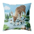 thumbnail image 2 of Funda de Almohada para Sala de Estar, Sofá, Decoración de Ambiente Festivo, Funda de Cojín Navideña, 2 of 6