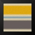 thumbnail image 2 of Tenoever, William 12x12 Black Modern Framed Museum Art Print Titled - Soft Stripes 8, 2 of 5
