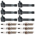 thumbnail image 3 of TRQ Ignition Coil & Iridium Spark Plug Kit Set for Honda Acura 3.5L 3.7L New TKA01350, 3 of 4