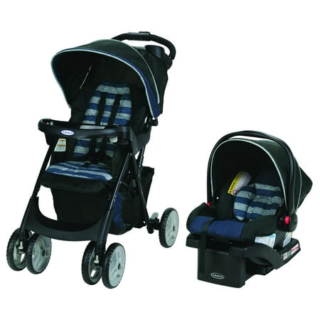 Graco Comfy Cruiser Click Connect Travel System, (Best Lightweight Stroller Carseat Combo)