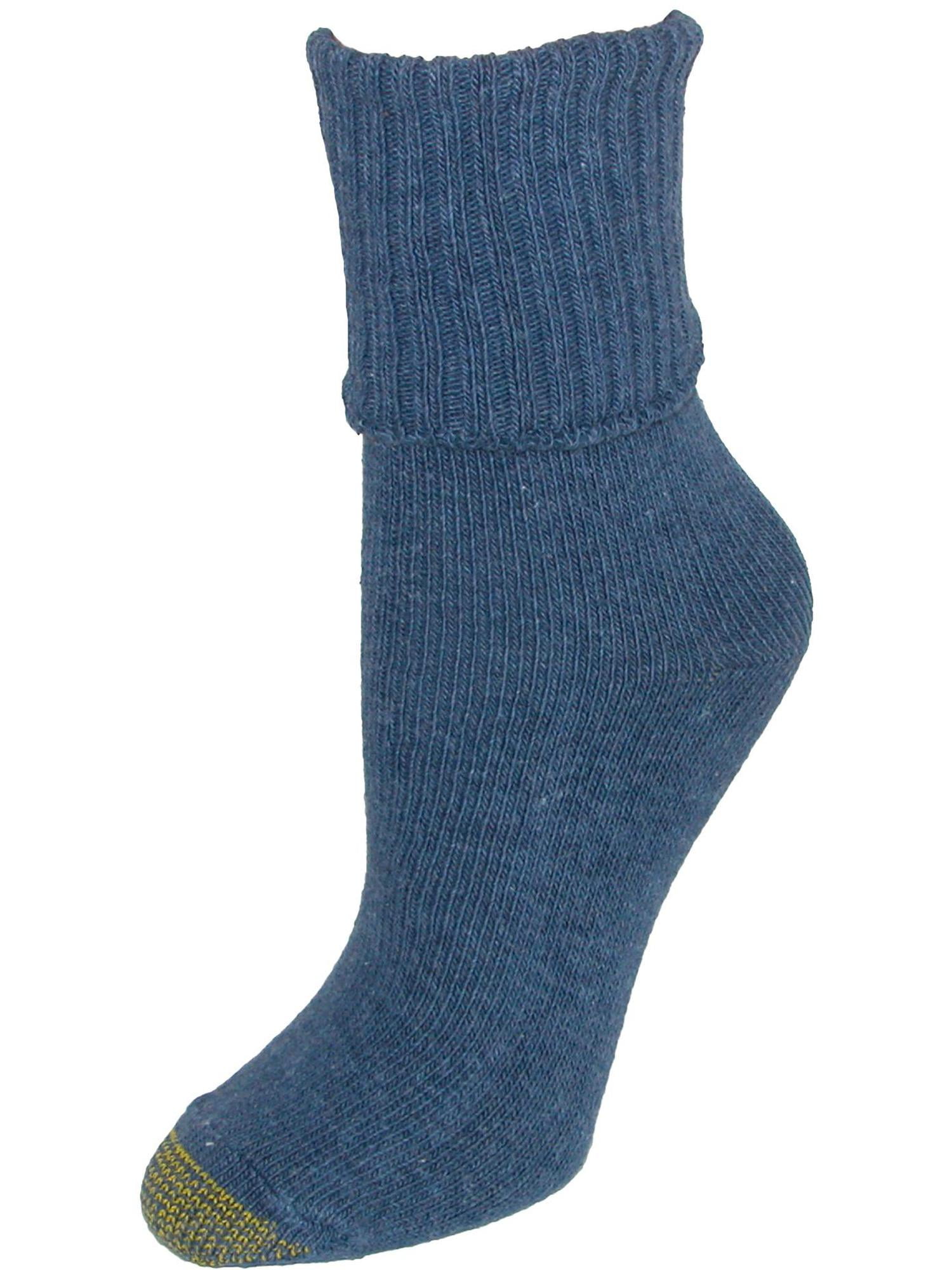 GOLDTOE Gold Toe Turn Cuff Bermuda Socks (3 Pair Pack) (Women's