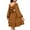Brown, variant on Girls Dresses Summer Fall Tie Back Smock Dress Kids High Low Ruffle Hem Dress Long Leeve Square Neck Flowy Swing Dress for Birthday Party Wedding Graduation