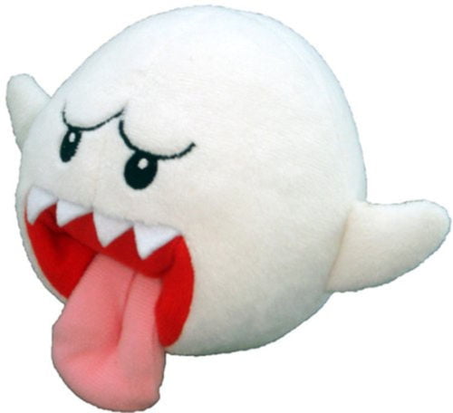 6“ Plush Boo Ghost Super Mario Bros Soft Stuffed Animal Kid Toy Birthday Gift 
