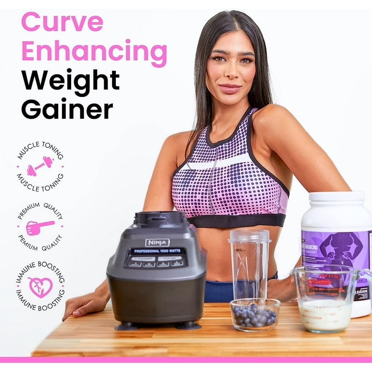 Gluteboost ThickFix Curve Enhancing Weight Gainer for Women, Grass Fed Whey  Protein Powder Shake with Amino Acids to Increase Curves and Muscle Mass