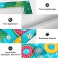 thumbnail image 6 of Summer Swimming Pool Outdoor Rug for Patio/Deck/Porch, Non-Slip Large Area Rug 5 x 7 Ft, Floral Plumeria Palm Leaves Indoor Outdoor Rugs Washable Area Rugs, Reversible Camping Rug Carpet Runner, 6 of 8