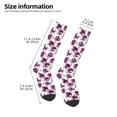 thumbnail image 5 of Haiem Tulips Flowers Socks, Funny Novelty Crazy Design Cotton Socks Sports Socks Knee High Socks For Men, Women,1Pairs - Gift For Working Friends, 5 of 9