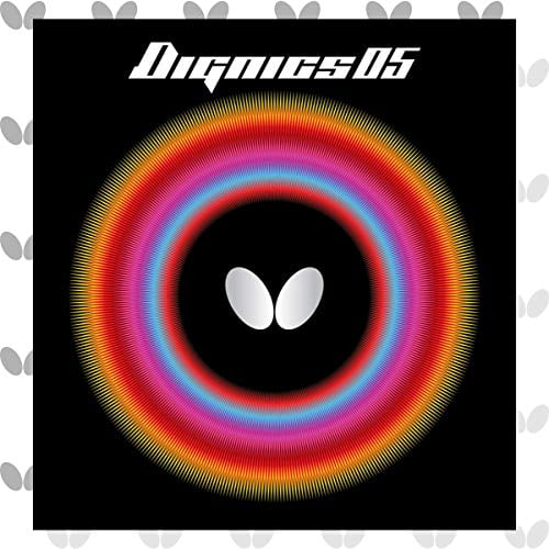 Butterfly Dignics 05 Caoutchouc de Tennis de Table Caoutchouc de Tennis de Table / 1,9 Ou 2,1 mm / Rouge Ou Noir / 1 Feuille de Caoutchouc de Tennis de Table Inversée / Caoutchouc Professionnel de Tennis de Table