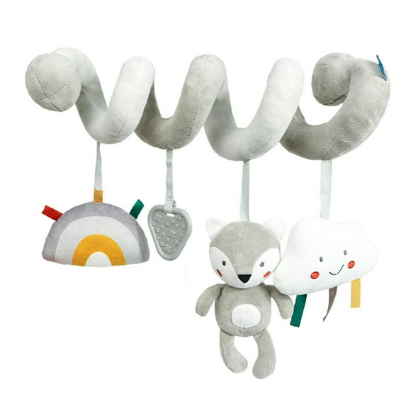 Sonajero Colgante Para Cuna De Bebé, Cochecito En Espiral De Dibujos Animados, Juguete Para Recién Nacido, Regalo único, Nubes De