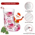 thumbnail image 7 of Cauagu Peonies And Roses for Christmas Stockings,1-Pack Large Xmas Stocking Holiday and Farmhouse Stocking Fit for Christmas Holiday Party Decoration(17.7*11 Inch), 7 of 7