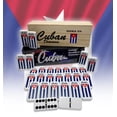 thumbnail image 1 of Domino Set PRK 14 Cuban Double Six Tiles con caja de madera, 1 of 9