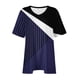 thumbnail image 2 of Camiseta de Manga Corta de Cuello en V Sólido Casual, Camisetas de Manga Corta para las Mujeres, 2 of 4