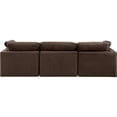 thumbnail image 5 of Meridian Furniture Indulge 94" Contemporary Velvet Modular Sofa in Brown, 5 of 9