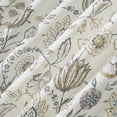 thumbnail image 4 of No. 918 Marita Folk Floral Linen Blend Sheer Tie Top Curtain Panel, 4 of 5