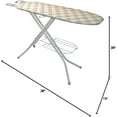 38 in. H Steel Ironing Board with Iron Rest Pad Included
