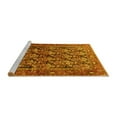 thumbnail image 2 of Ahgly Company Machine Washable Indoor Rectangle Persian Yellow Traditional Area Rugs, 7' x 9', 2 of 4