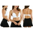 thumbnail image 2 of ToBeInStyle Women's Deep Plunge Convertible V Bra, 2 of 5