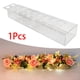thumbnail image 4 of Jarrón de flores rectangular, contenedor de flores, jarrón decorativo moderno largo para 45cmx10cmx6.5cm, 4 of 9