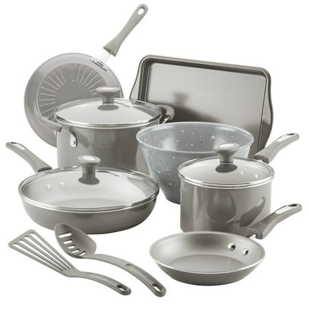 

12-Piece Nonstick Cookware set Gray
