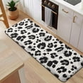thumbnail image 5 of Black and White Leopard Pattern Kitchen Rug Mat,Kitchen Runner Rugs Non Skid Washable,Decorative Kitchen Floor Mats for Kitchen,Sink,Laundry,17"x47.2", 5 of 7