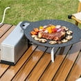 thumbnail image 5 of Foldable Card Stove for Outdoor Camping, Portable Gas Stove 1800w, Collapsible Butane Cooker for Hiking Picnic, 5 of 5