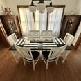 thumbnail image 2 of Island Retreat All-Weather Outdoor Reversible Table Mat - Navy and White Stripe - Set of 6, 2 of 5