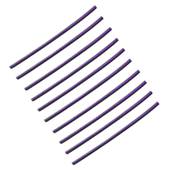 WRISTBIQUE Automotive Interior Decoration Strip Air Outlet Trim Strips Purple 10Pcs 7.7X0.2In