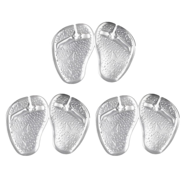 3 pares de almohadillas metatarsianas de gel almohadillas del antepié delantero