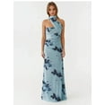 thumbnail image 3 of Strapless Printed Bodycon Maxi Dress, 3 of 7