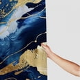 thumbnail image 3 of Awypu Modern Marble Texture Waterproof Shower Curtain, Durable and Washable, Multiple Sizes Available White, 3 of 7