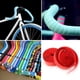 thumbnail image 3 of Cinta de agarre para manillar de bicicleta de carretera FIXED GEAR (2 unidades) con tapón (roja), 3 of 9