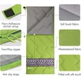 thumbnail image 3 of Camping Sleeping Bag with Compression Sack, Lightweight 3-Season Sleeping Bag for Adults & Kids, for Hiking, Backpacking, Spring Summer Fall Use, 3 of 7