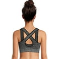 thumbnail image 2 of Avia Women's Medium Support Zip Front Sports Bra, Sizes S-XXXL, 2 of 4
